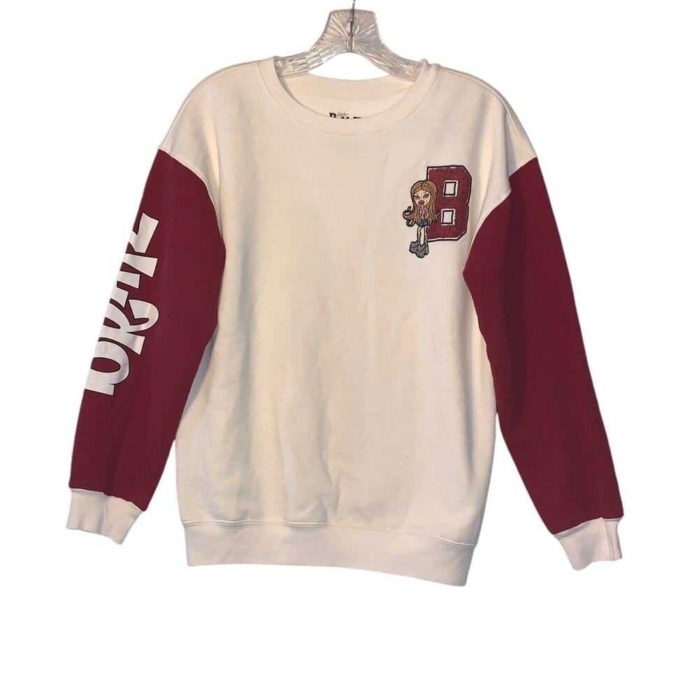 Bratz Women's White and Red Jumper sz small